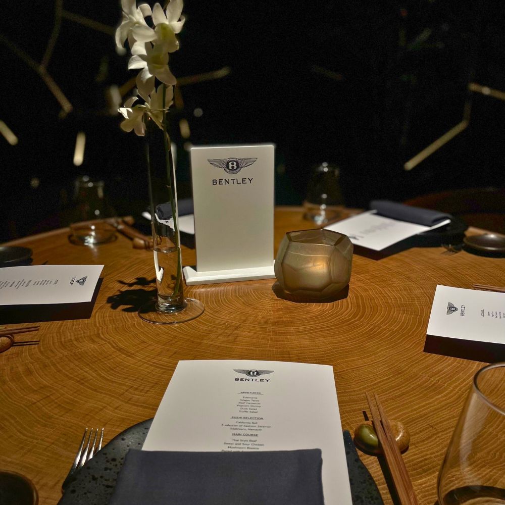 Bentley loyalty dinner image
